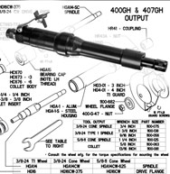Top Cat 400GH -407GH Series  Horizontal Grinder parts Manual 