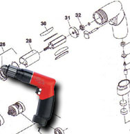 Sioux Tools  Repair Parts Schematics 