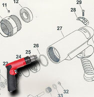  Sioux  SDR10P Series Drills Reversing Single Reduction Repair Parts 