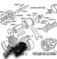 Top Cat 64 Series Grinder  Repair Parts Schematic