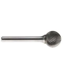 1/4 D Ball Shape standard cut carbide bur