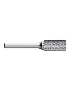 1/8 x 9/16 A cylindrical double cut carbide bur